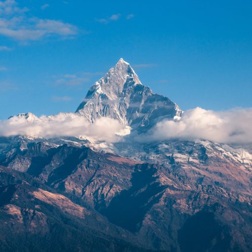 gray and brown mountain