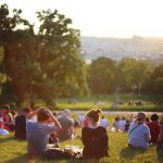 group of people enjoying music concert