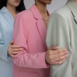 row of diverse women in formal wear