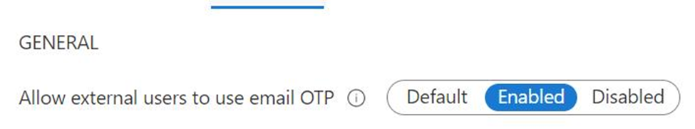 configuration for email OTP