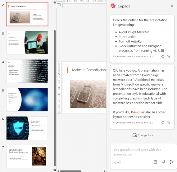 Microsoft 365: Copilot vs Pilot for Microsoft 365 - PowerPoint
