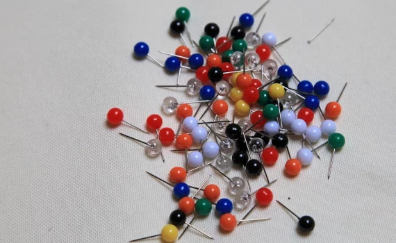 Colorful pin