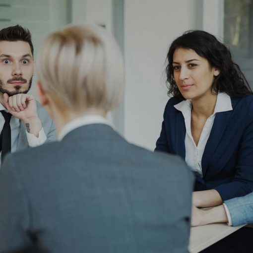 professional business meeting in modern office